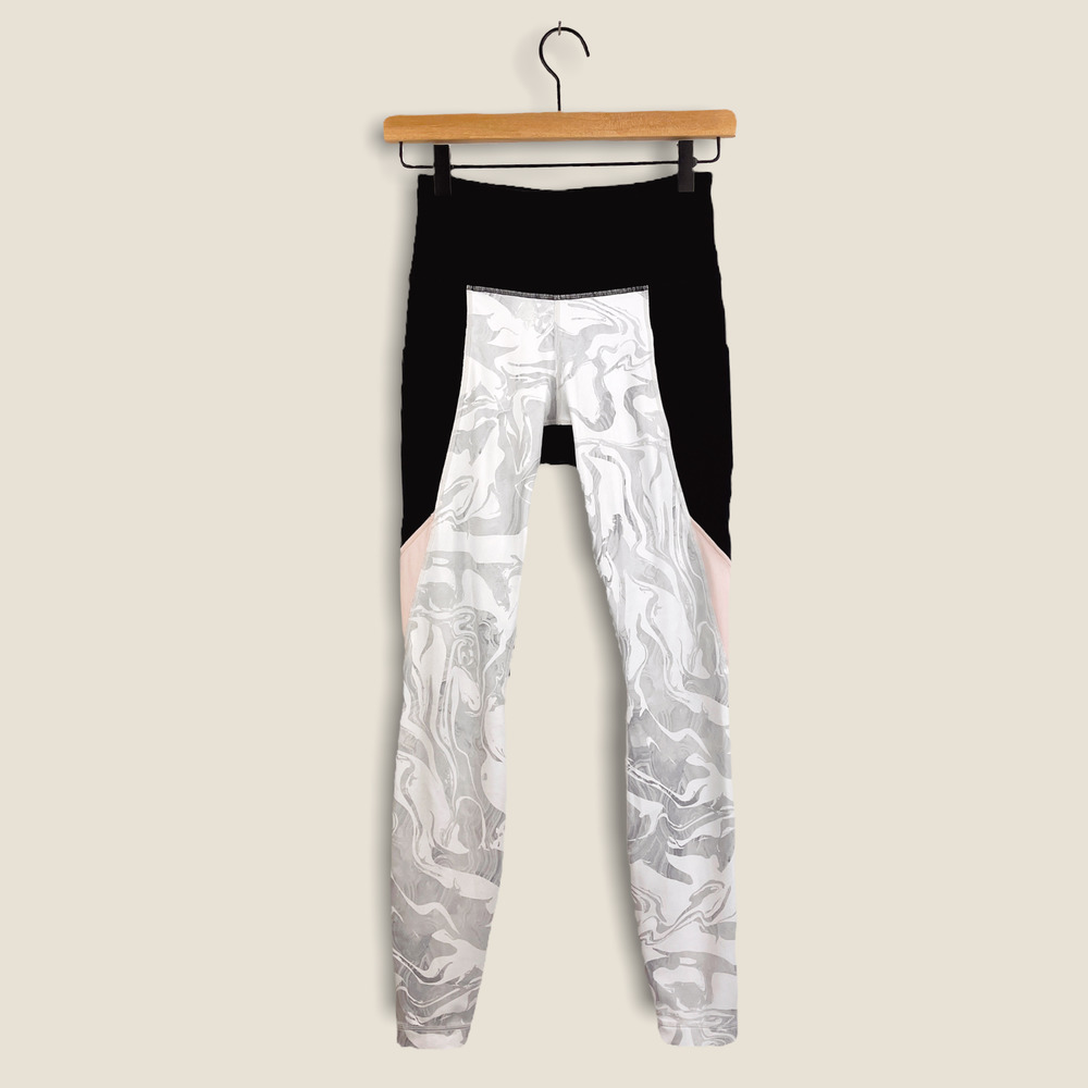 Athleta Salutation Marble Legging Yoga Stretch Pants XS